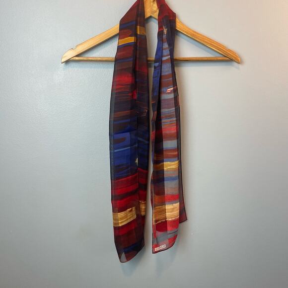 Elaine Gold Beautiful Patterned Scarf Neck Scarf Purse Scarf - Picture 1 of 4